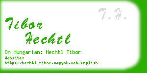 tibor hechtl business card